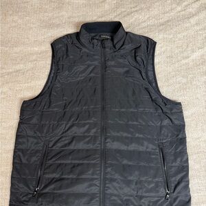 Banana Republic Men's Black Quilted Sleeveless Vest
